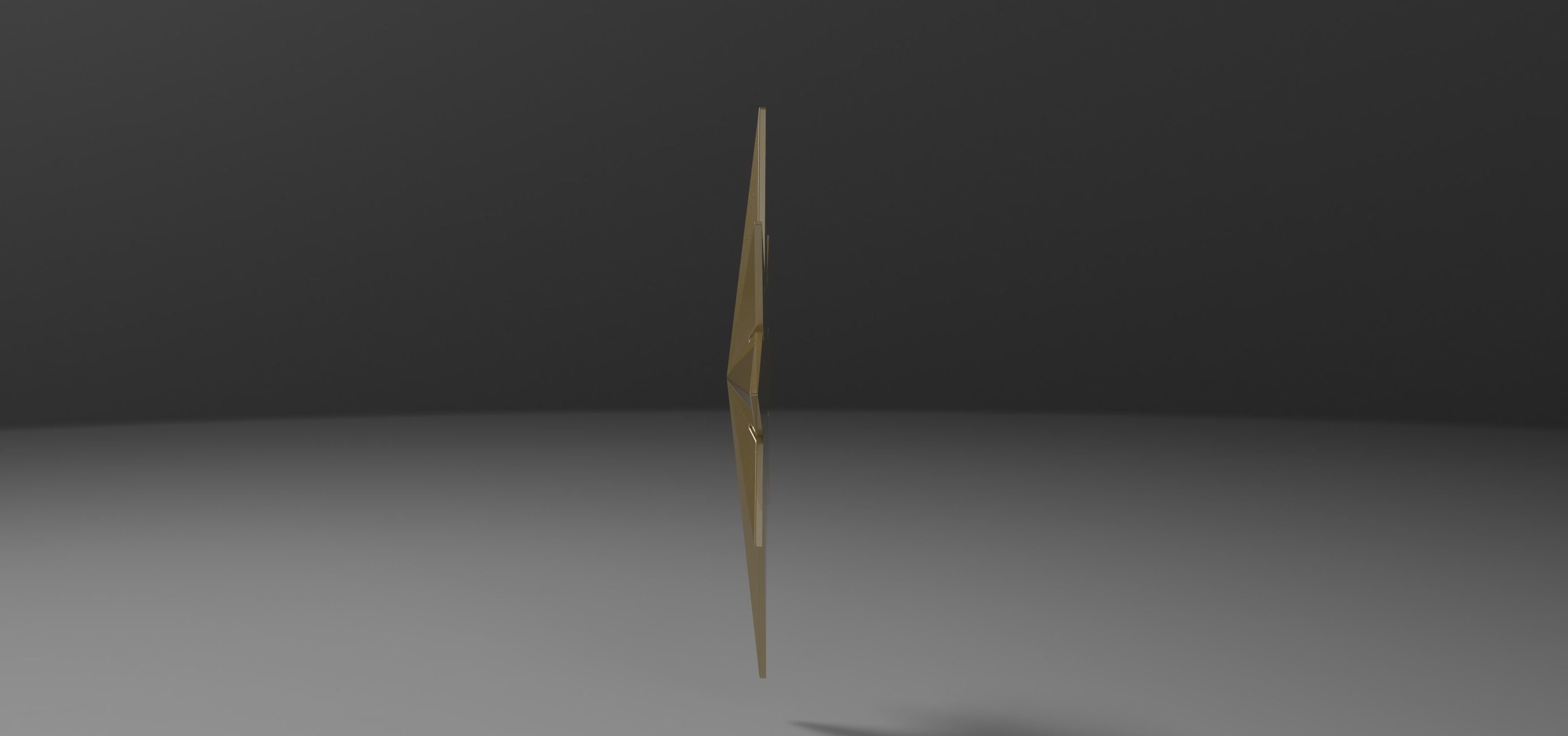 3D printable Captain Marvel emblem 2 3D model_2