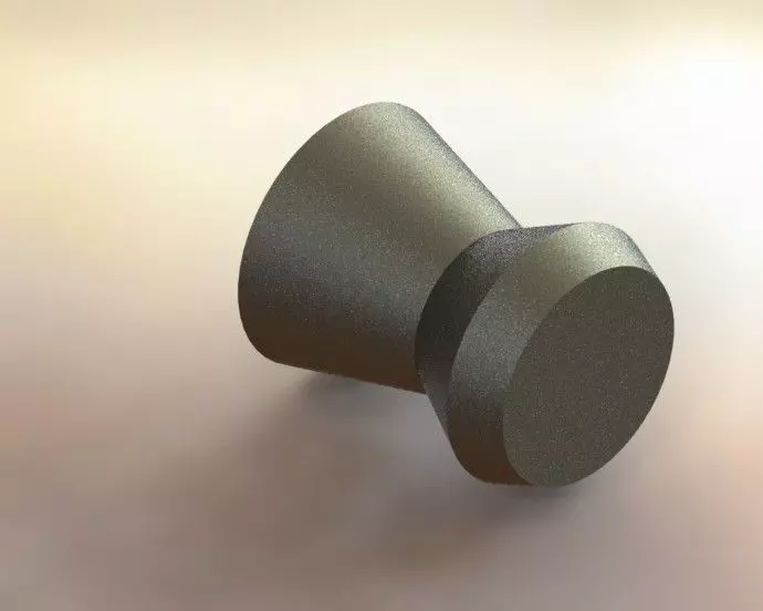 45 mm diabolo pellet Free 3D model_0