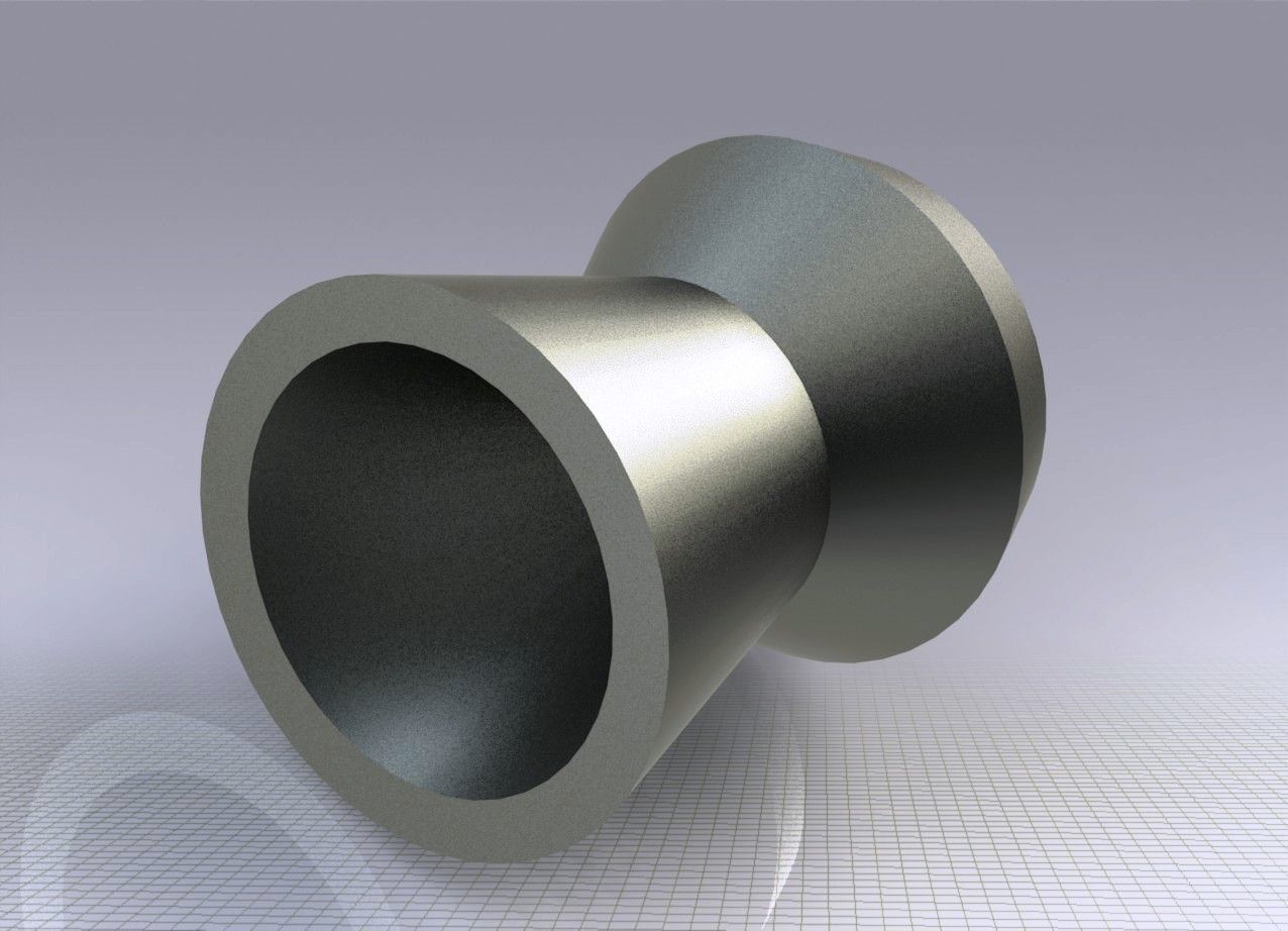 45 mm diabolo pellet Free 3D model_1