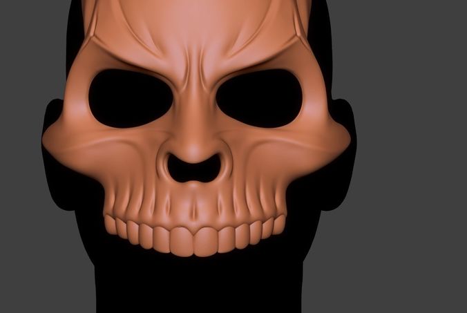 Skull Mask  4  3D print model