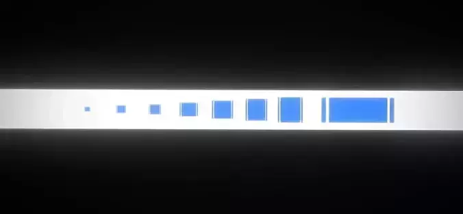 Loading Bar 1 Low-poly 3D model