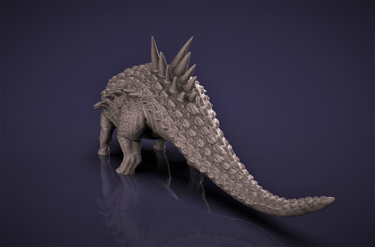 Acantholipan Gonzalezi Dinosaur figurine 3D print model_4