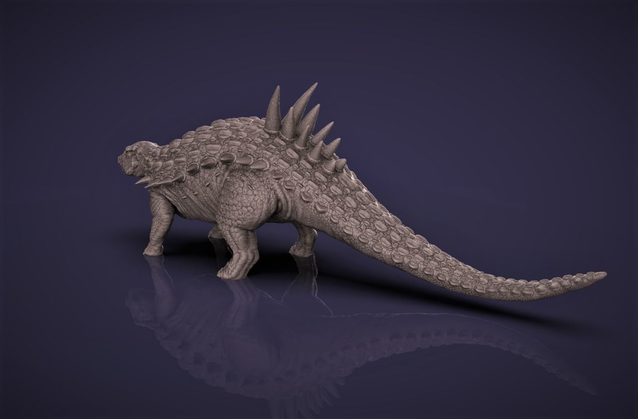 Acantholipan Gonzalezi Dinosaur figurine 3D print model_6