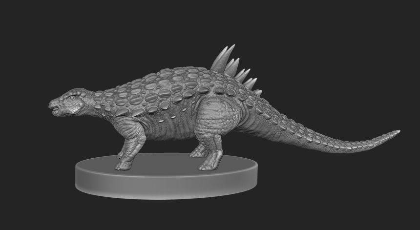 Acantholipan Gonzalezi Dinosaur figurine 3D print model_17