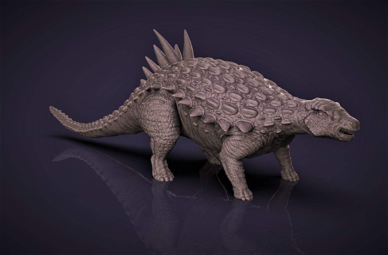 Acantholipan Gonzalezi Dinosaur figurine 3D print model_5