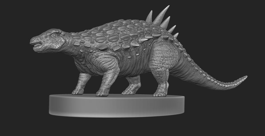 Acantholipan Gonzalezi Dinosaur figurine 3D print model_13