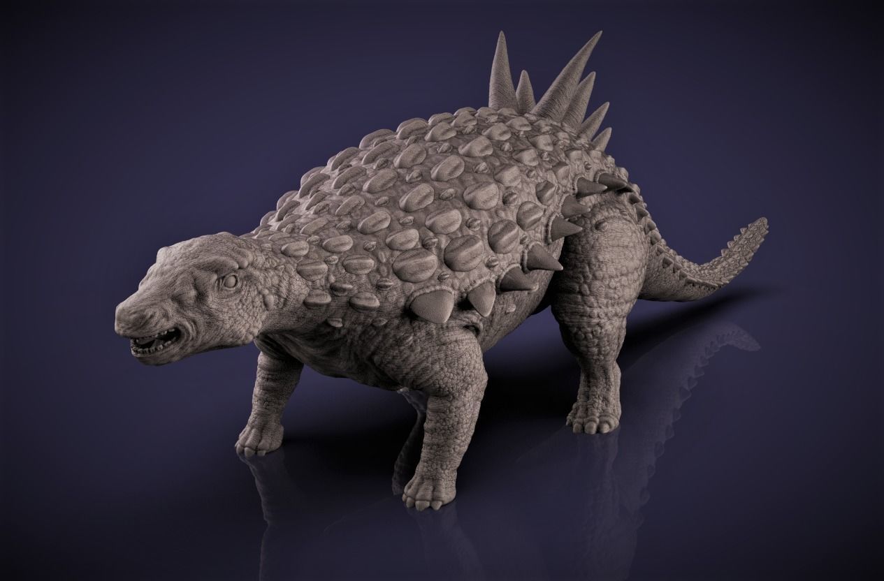 Acantholipan Gonzalezi Dinosaur figurine 3D print model_2