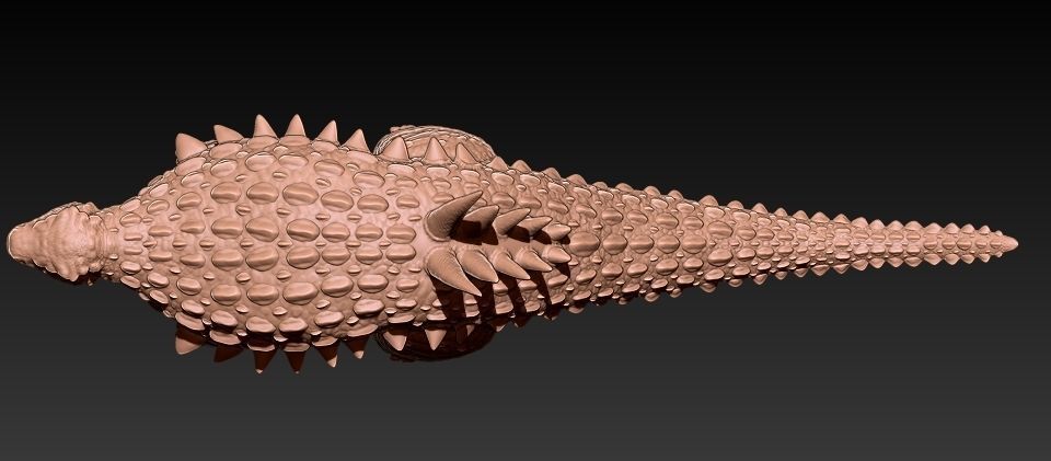 Acantholipan Gonzalezi Dinosaur figurine 3D print model_10