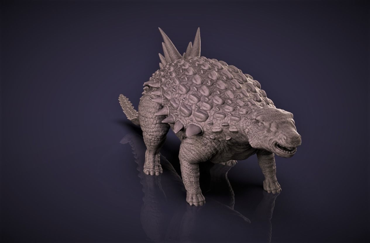 Acantholipan Gonzalezi Dinosaur figurine 3D print model_18