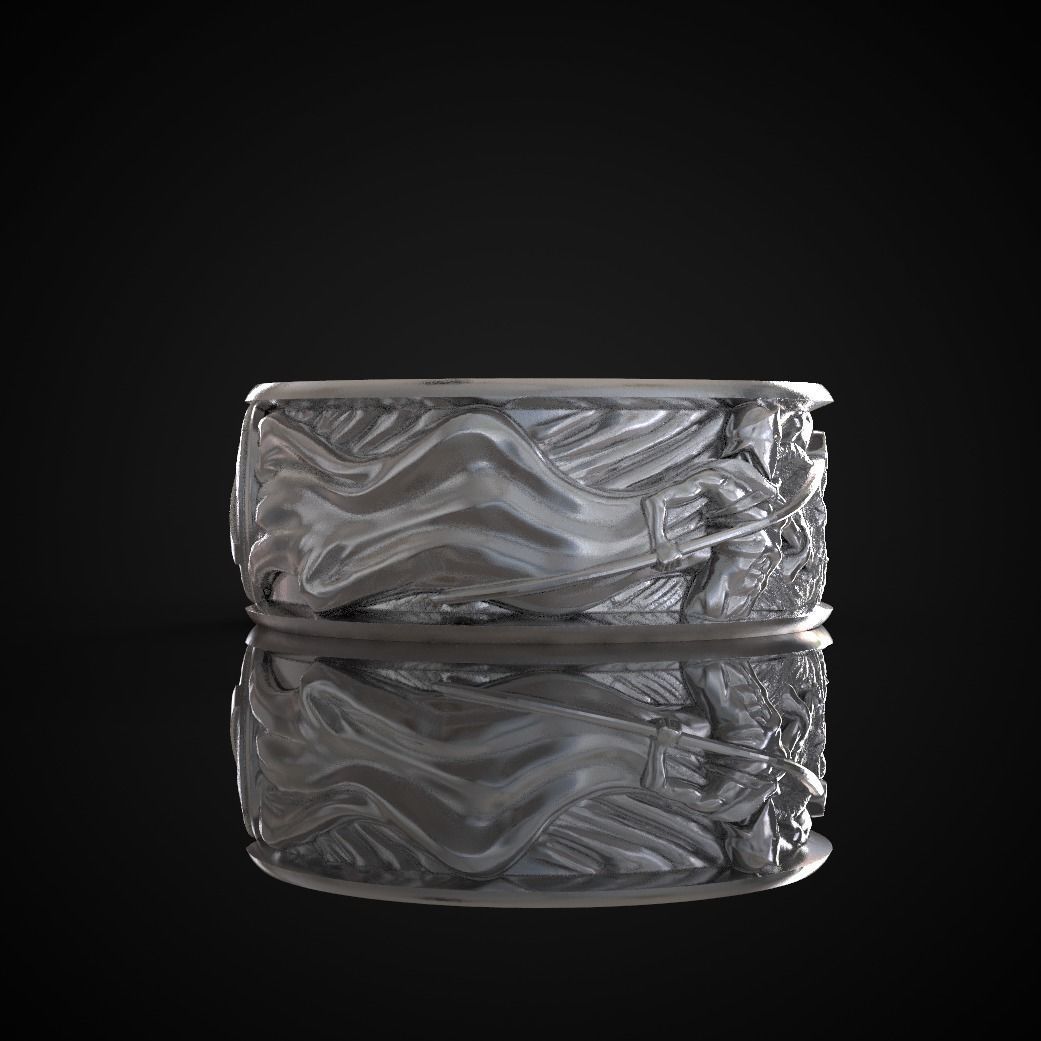 Spartan ring 3D print model_18