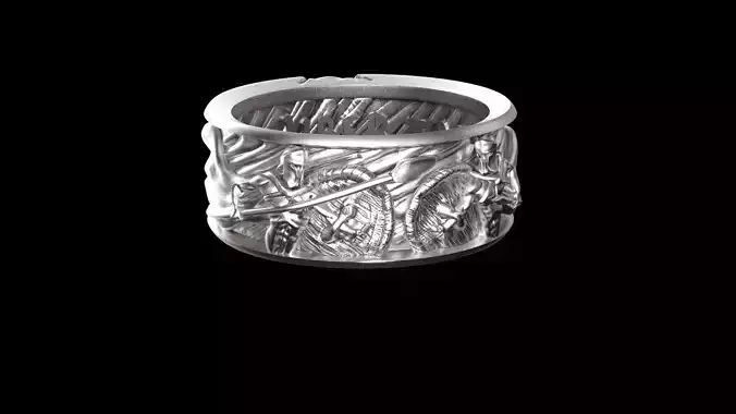 Spartan ring 3D print model