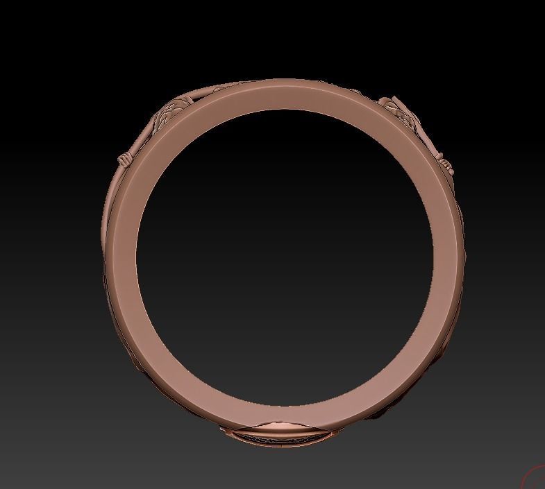 Spartan ring 3D print model_11