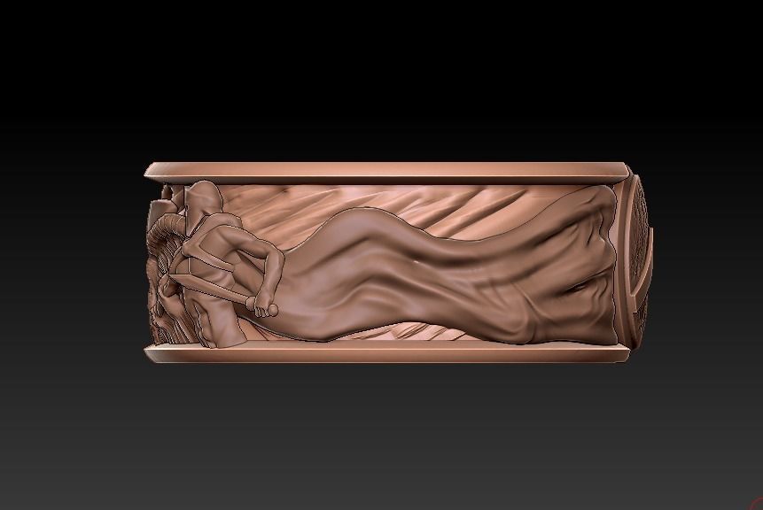 Spartan ring 3D print model_6