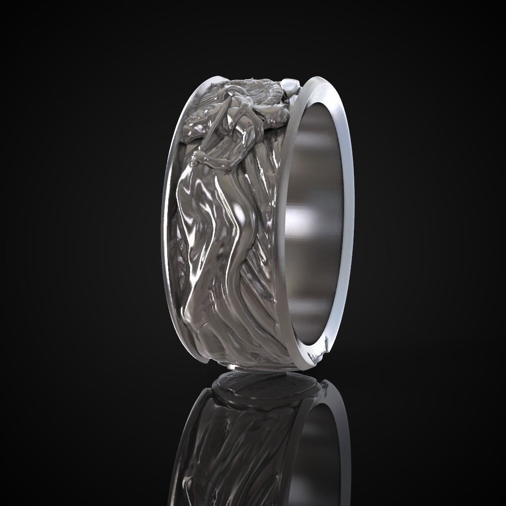 Spartan ring 3D print model_15