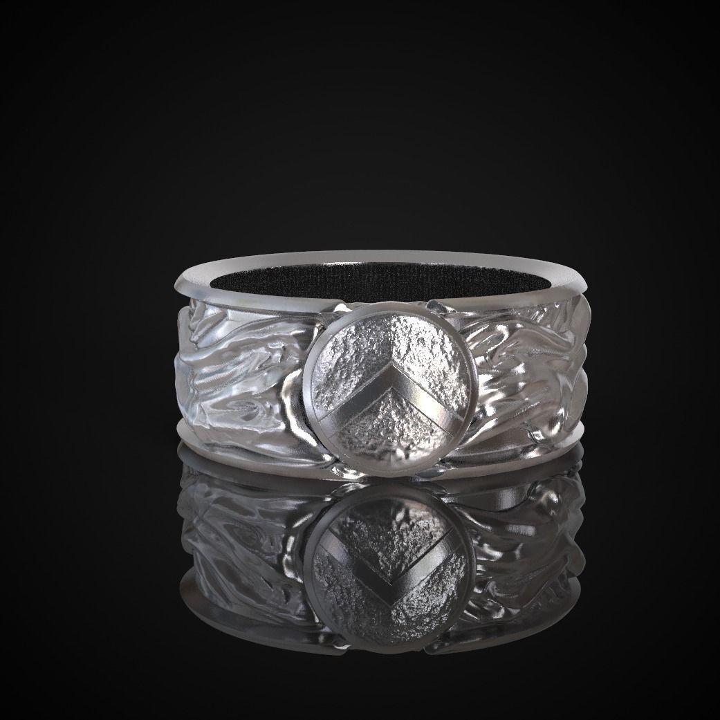 Spartan ring 3D print model_16