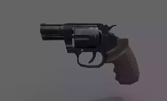 Game Ready ColtCobra 38 Special Low-poly 3D model