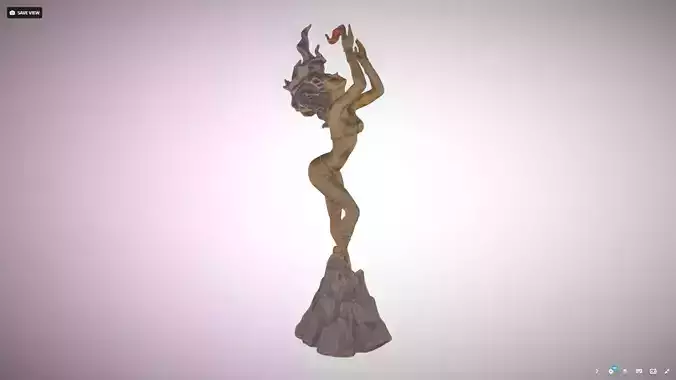 Fire Goddess Statue