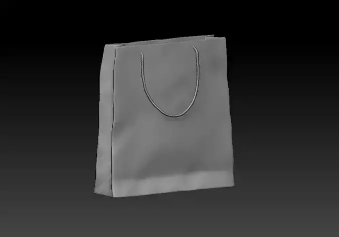 3d model bag shopping 3D model