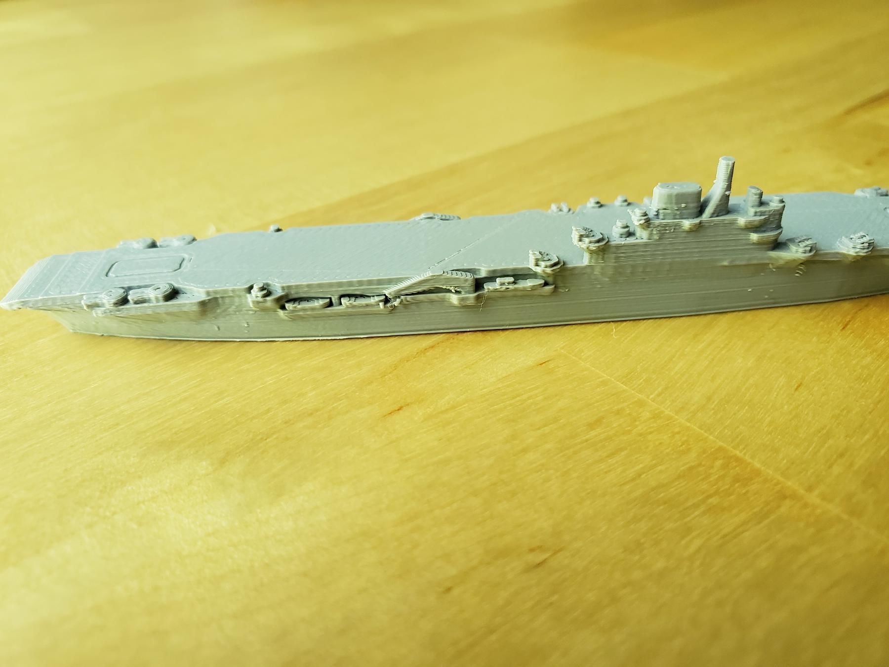 British Illustrious Class Aircraft Carrier 3D print model_12