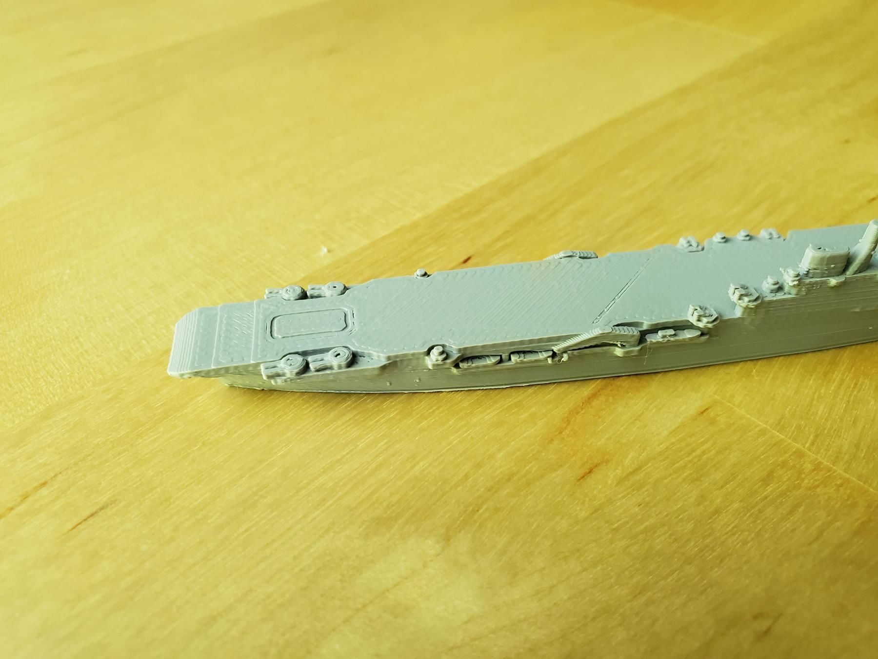 British Illustrious Class Aircraft Carrier 3D print model_11