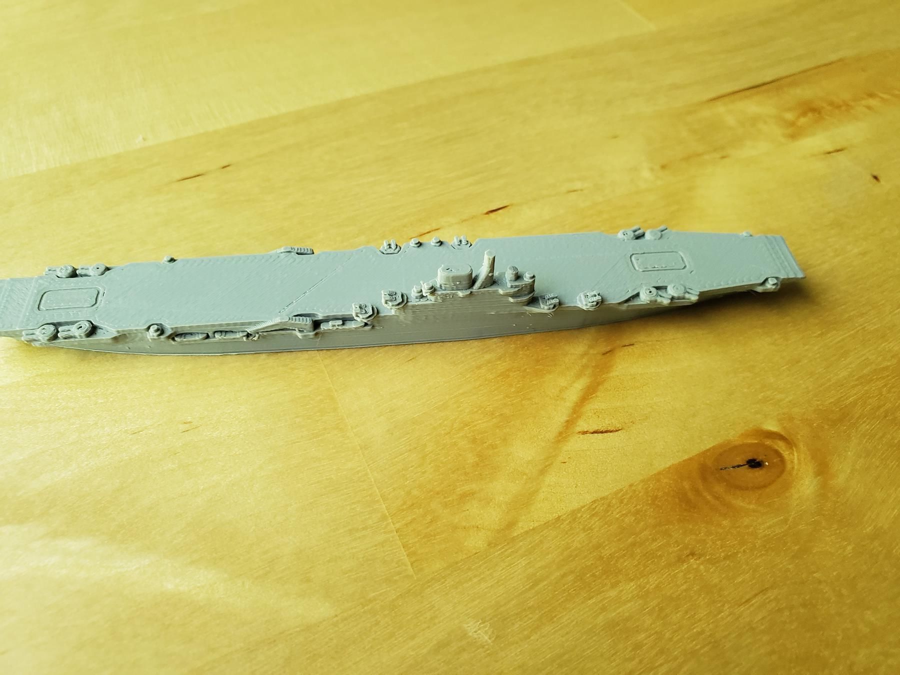 British Illustrious Class Aircraft Carrier 3D print model_9