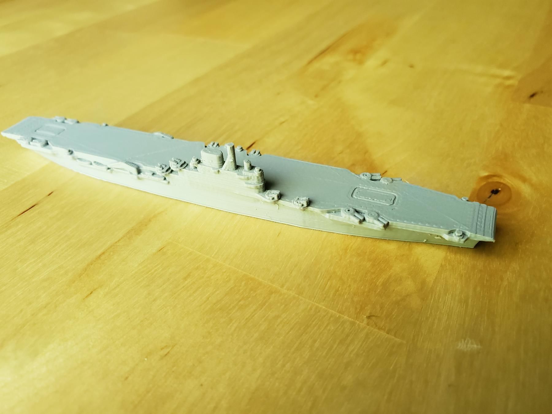 British Illustrious Class Aircraft Carrier 3D print model_3