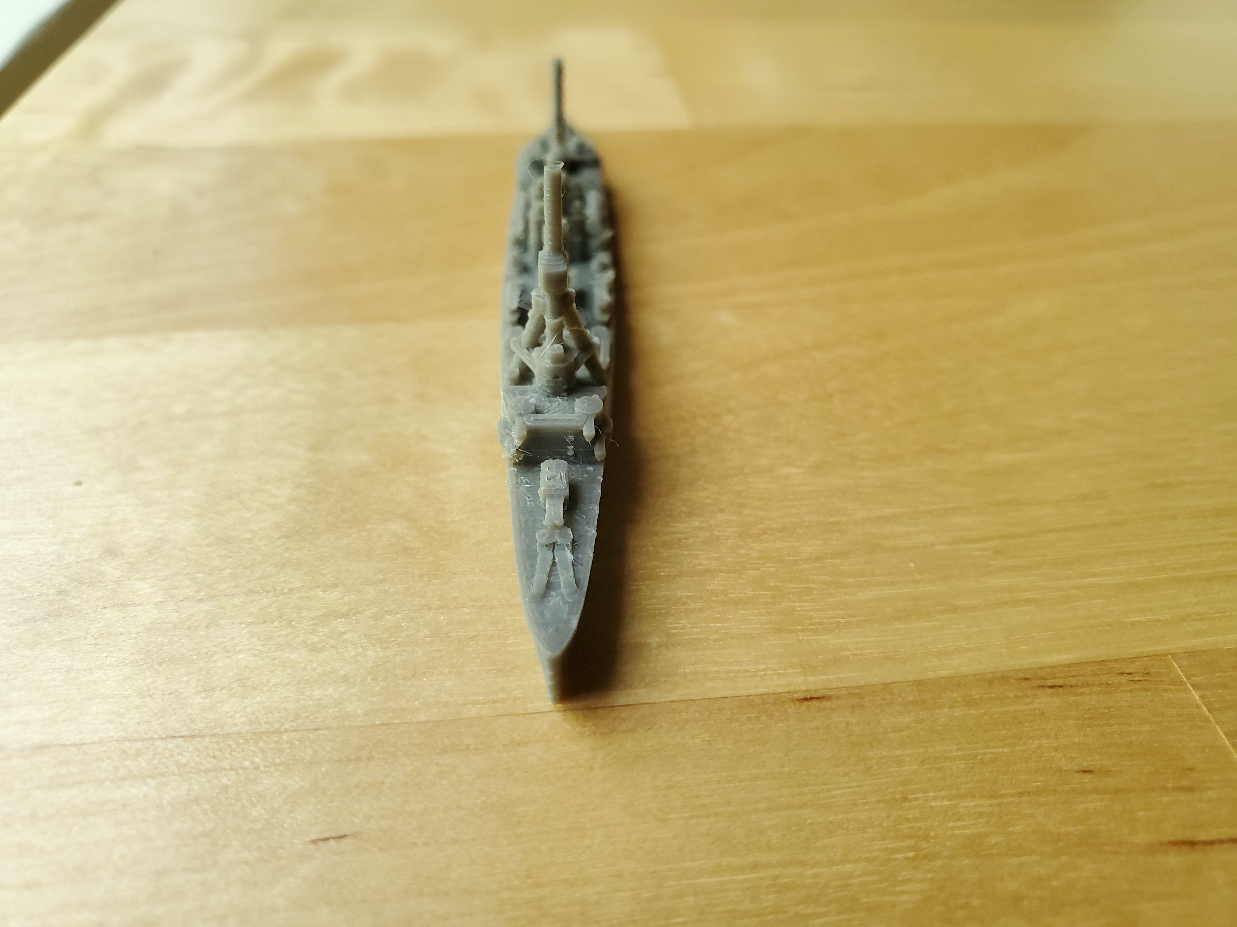 US Omaha Class Cruiser Warship 3D print model_11