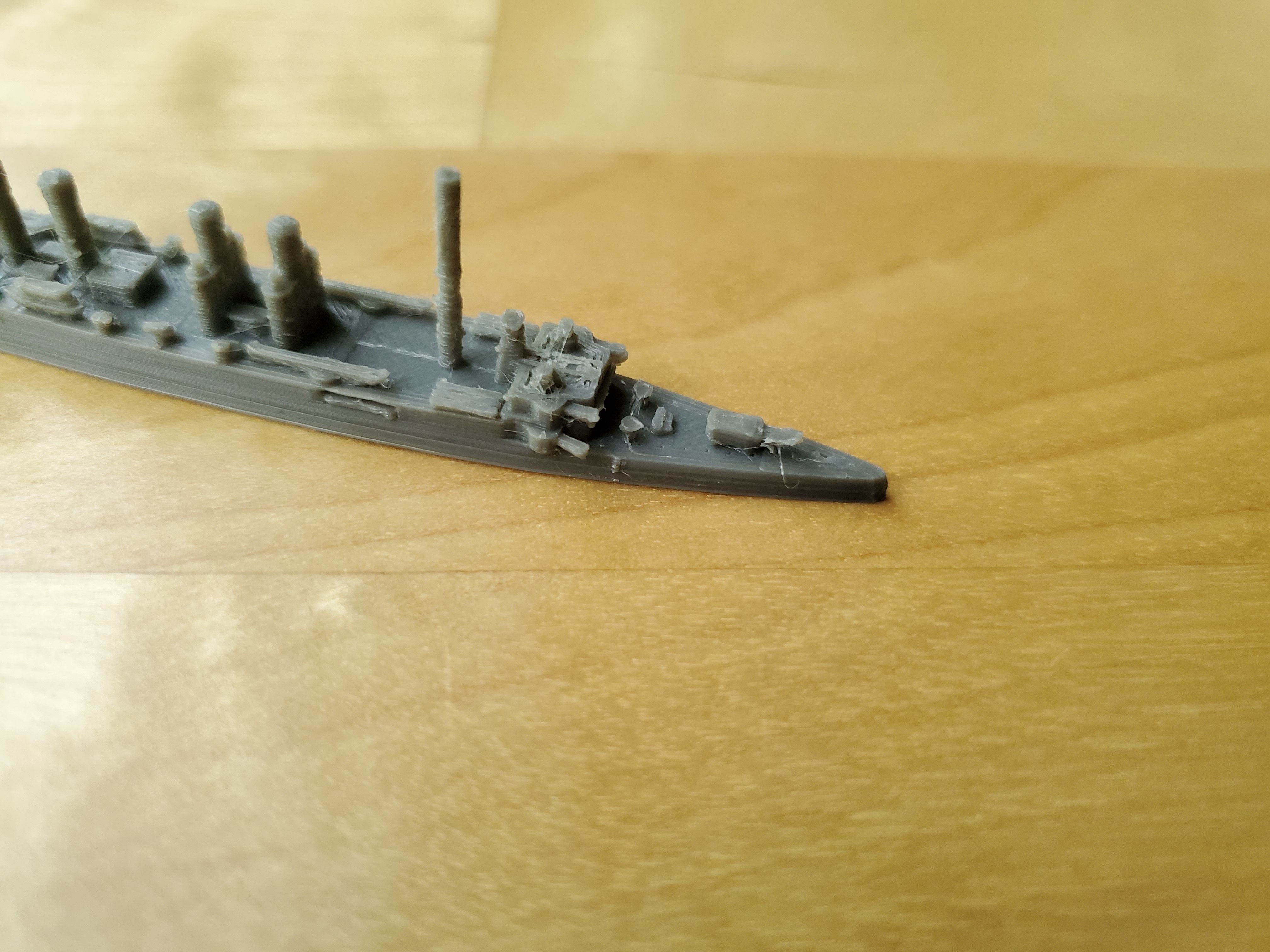 US Omaha Class Cruiser Warship 3D print model_6