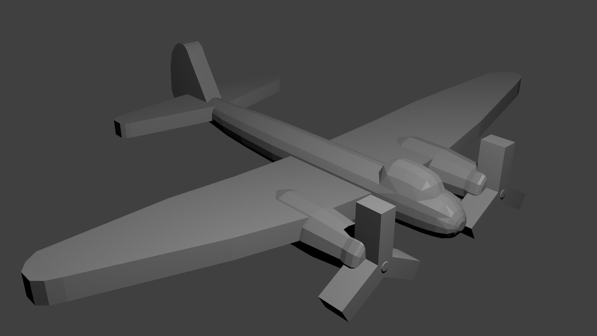 German Junkers Ju-88 Medium Bomber Aircraft  Free 3D print model_4