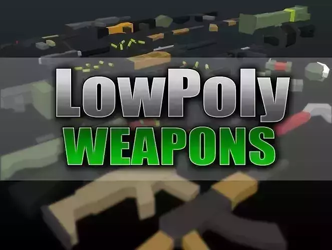 SImple Weapons 100x - lowpoly pack