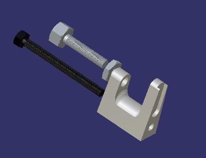 Squeezer metal clamp Free 3D model_6