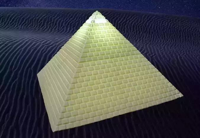 Great Pyramid of Giza Desktop Model Free 3D print model