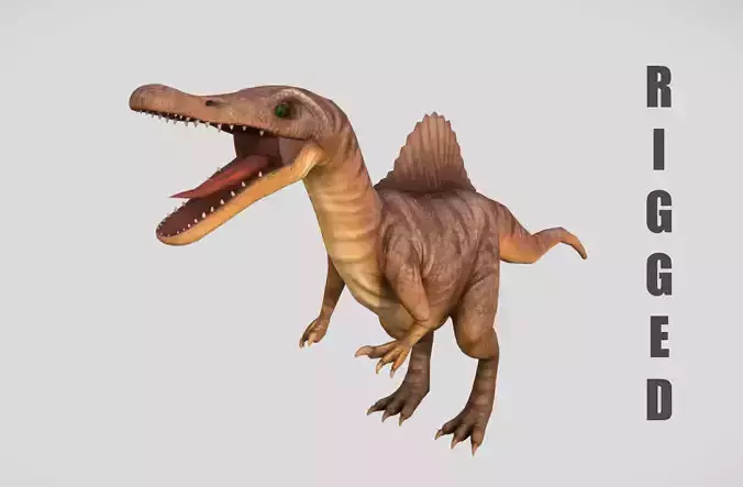 Rigged Spinosaurus Character