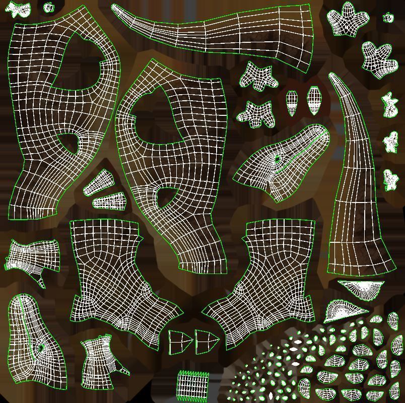 Rigged Spinosaurus Character 3D model_14