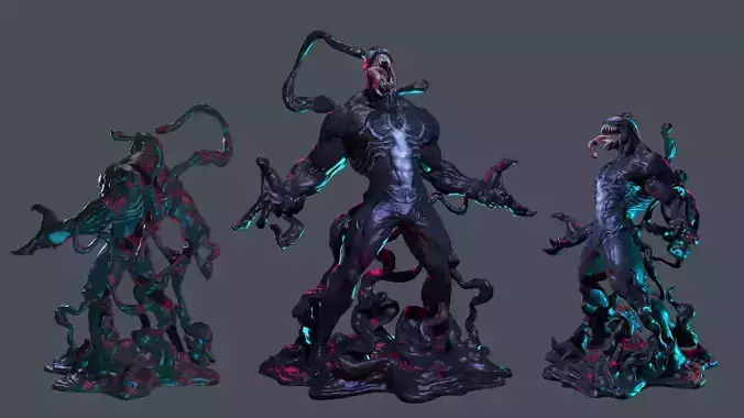 Venom Sculpt 3D print model