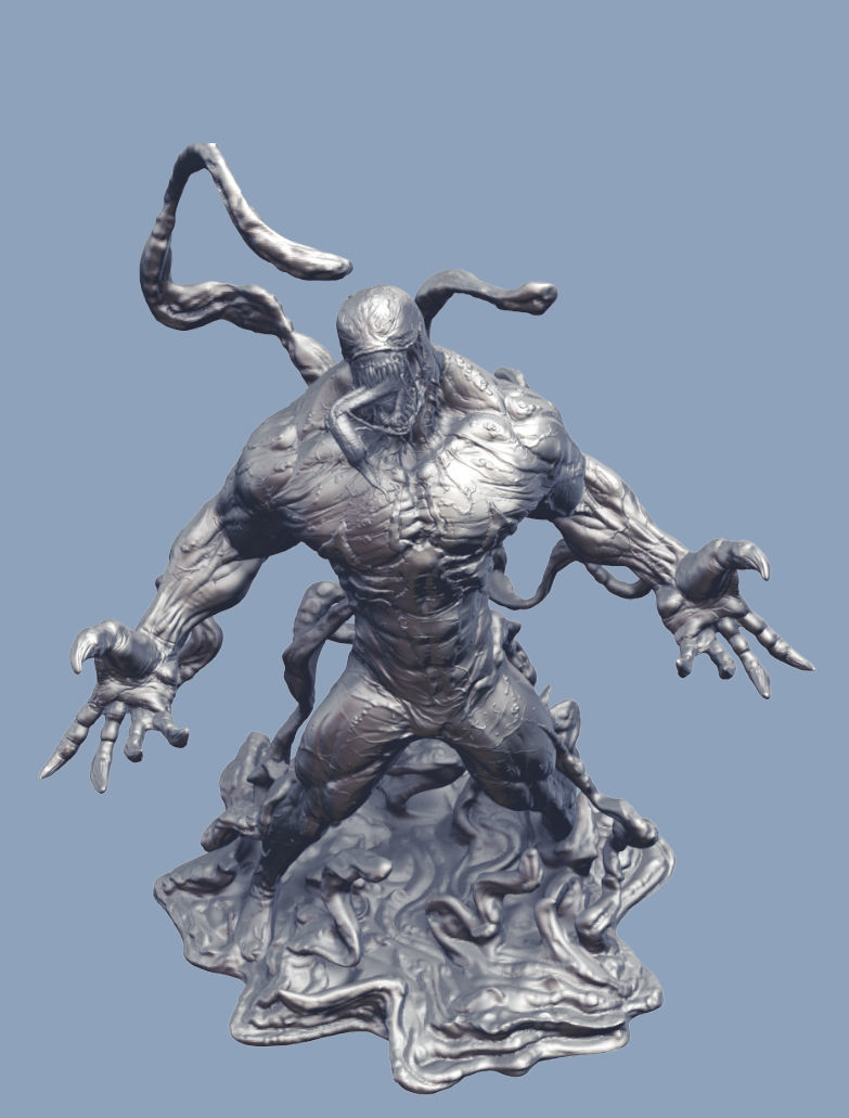 Venom Sculpt 3D print model_2
