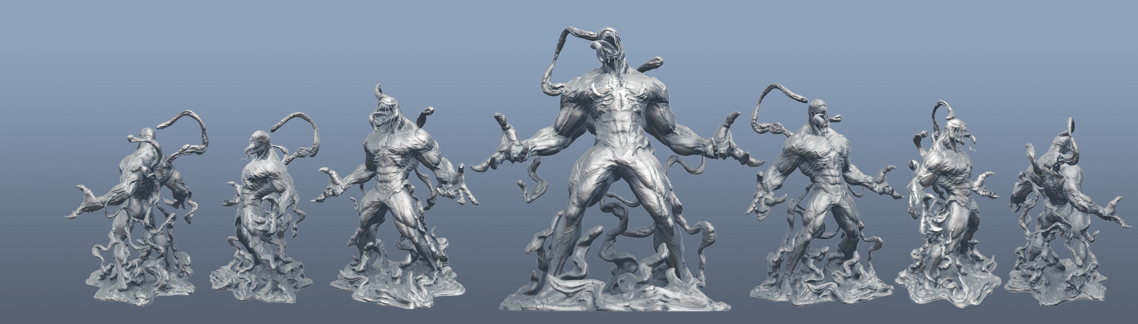 Venom Sculpt 3D print model_4