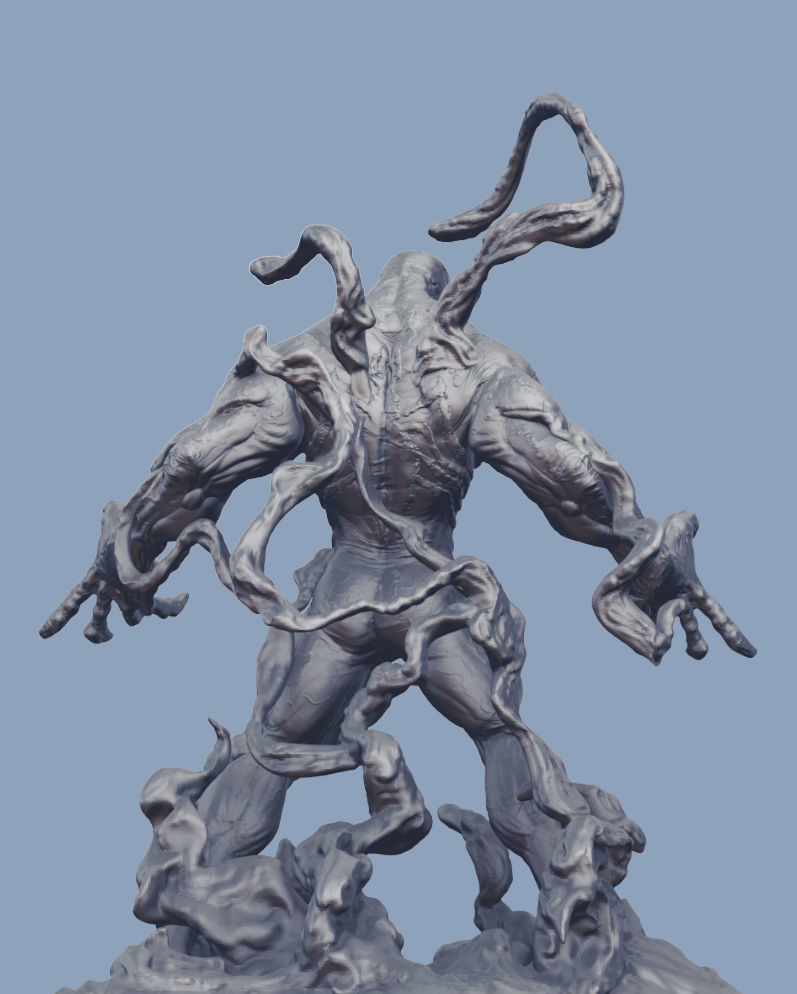 Venom Sculpt 3D print model_1