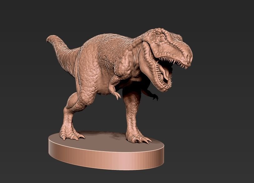 T-ReX Figurine 3D print model_8