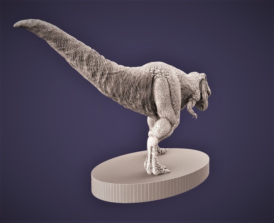 T-ReX Figurine 3D print model_7