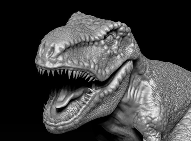 T-ReX Figurine 3D print model_12