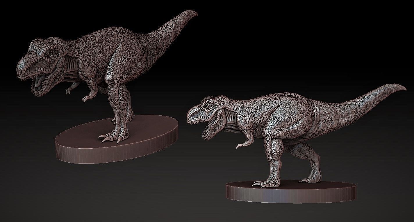 T-ReX Figurine 3D print model_1