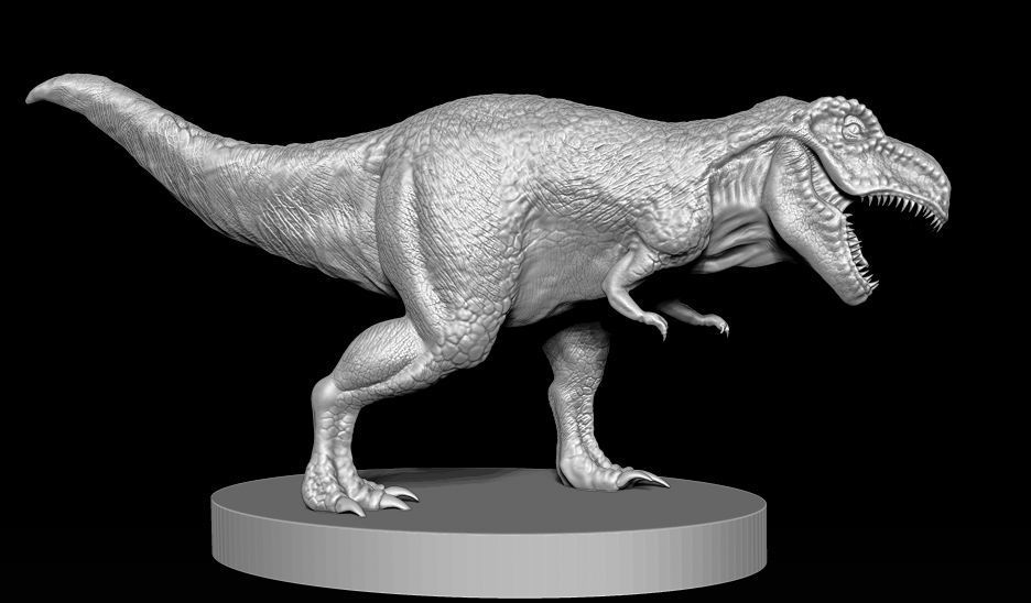 T-ReX Figurine 3D print model_11