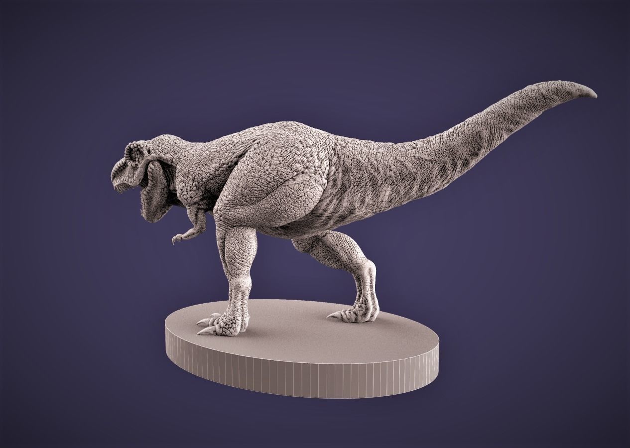 T-ReX Figurine 3D print model_3