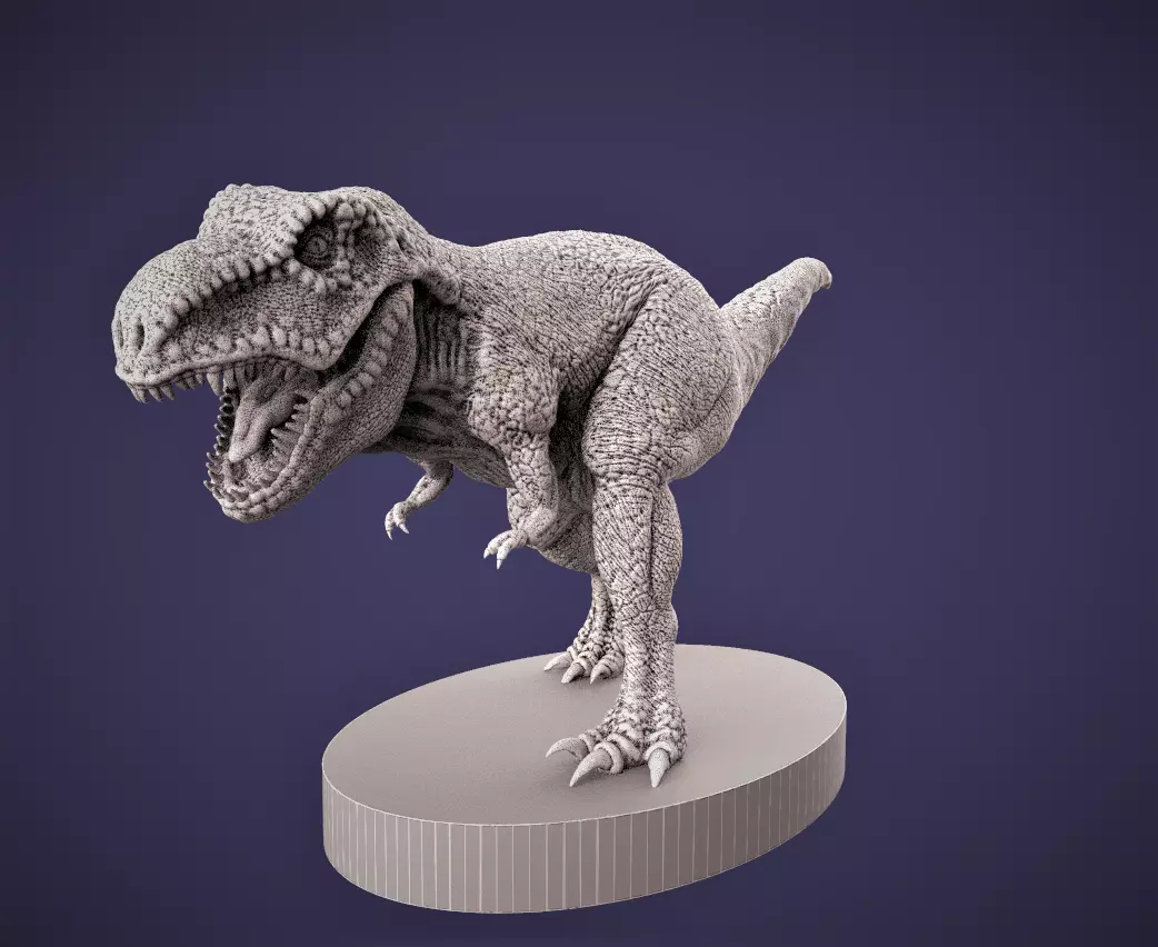 T-ReX Figurine 3D print model_0