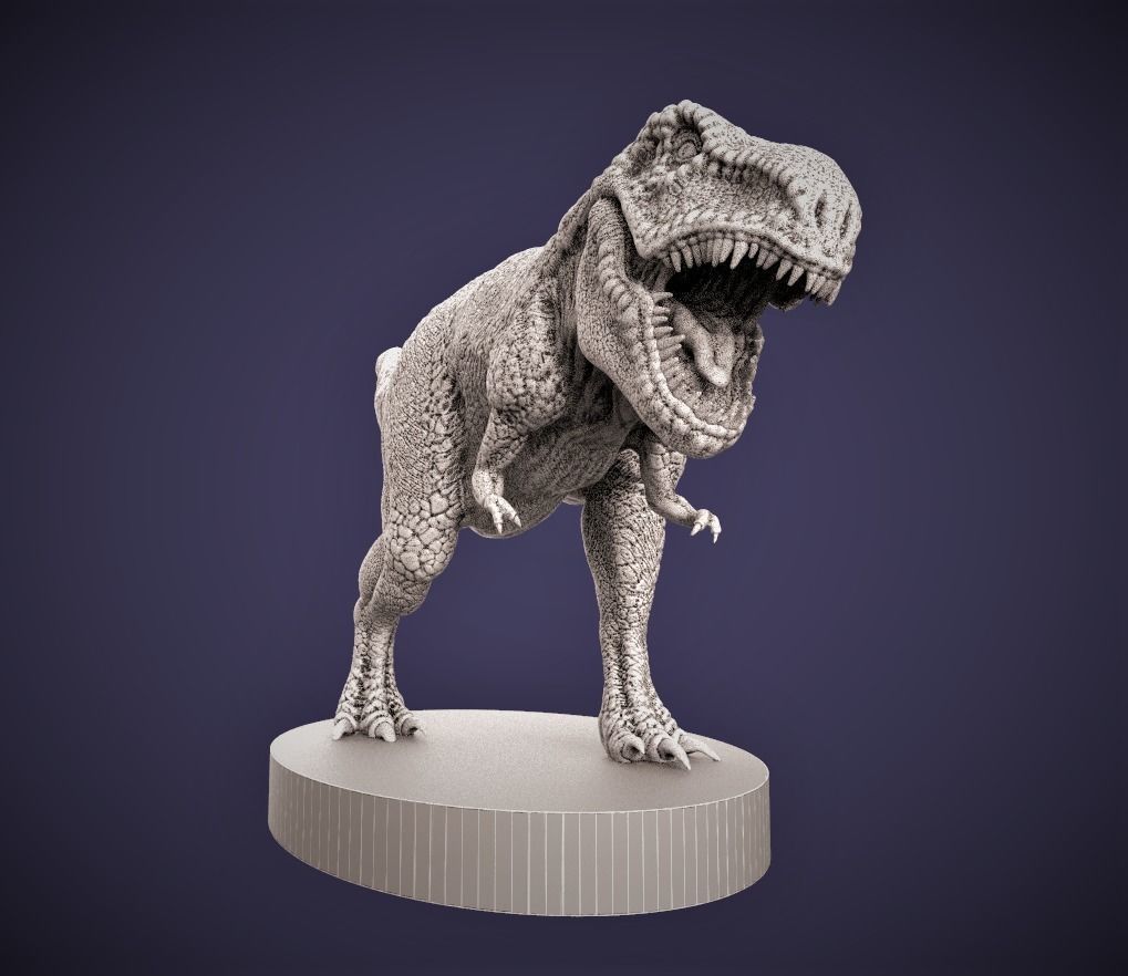 T-ReX Figurine 3D print model_5