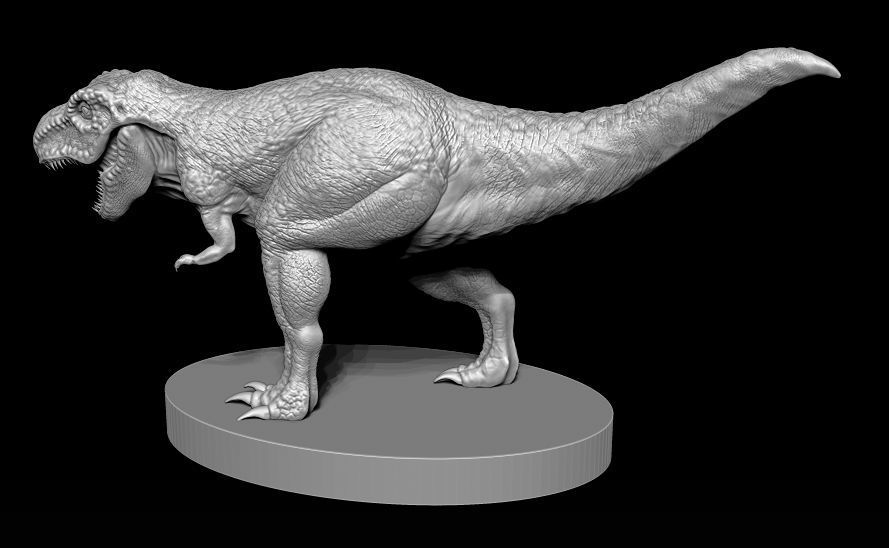 T-ReX Figurine 3D print model_10