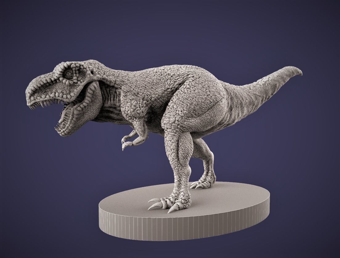T-ReX Figurine 3D print model_2
