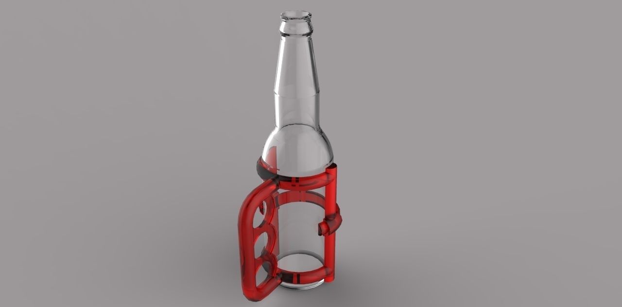 Bottle grabber free 3D Model .obj .3ds .ige .igs .iges