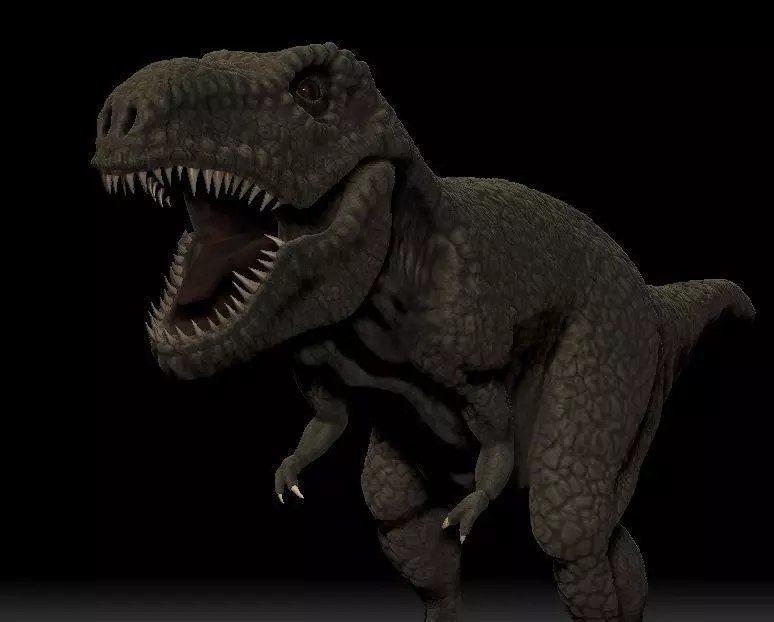 T-ReX t - rex dinosaur Low-poly 3D model_0